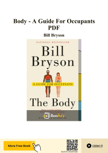 Body: A Human Anatomy Guide by Bill Bryson