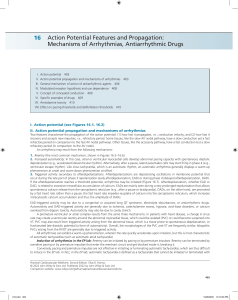 Cardiac Electrophysiology and Antiarrhythmic Drugs