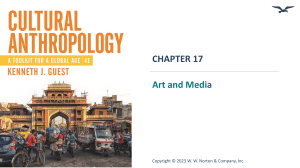 Anthropology of Art and Media Presentation