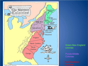 New England Colonies Worksheet: History & Facts
