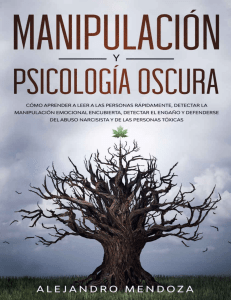 Manipulaci&oacute;n y Psicolog&iacute;a Oscura: Gu&iacute;a de Defensa