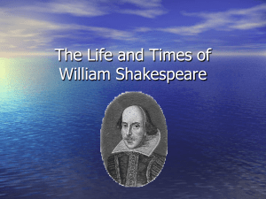 Life and Times of William Shakespeare: A Biography