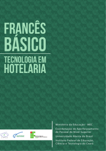 Franc&ecirc;s B&aacute;sico para Hotelaria - Livro Did&aacute;tico