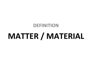 Matter & Particles: Intro to Chemistry Study Guide