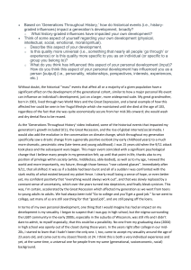 Cohort Effect: How History Shapes a Generation