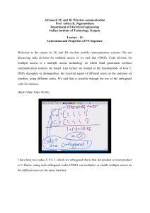 PN Sequences Generation and Properties Lecture
