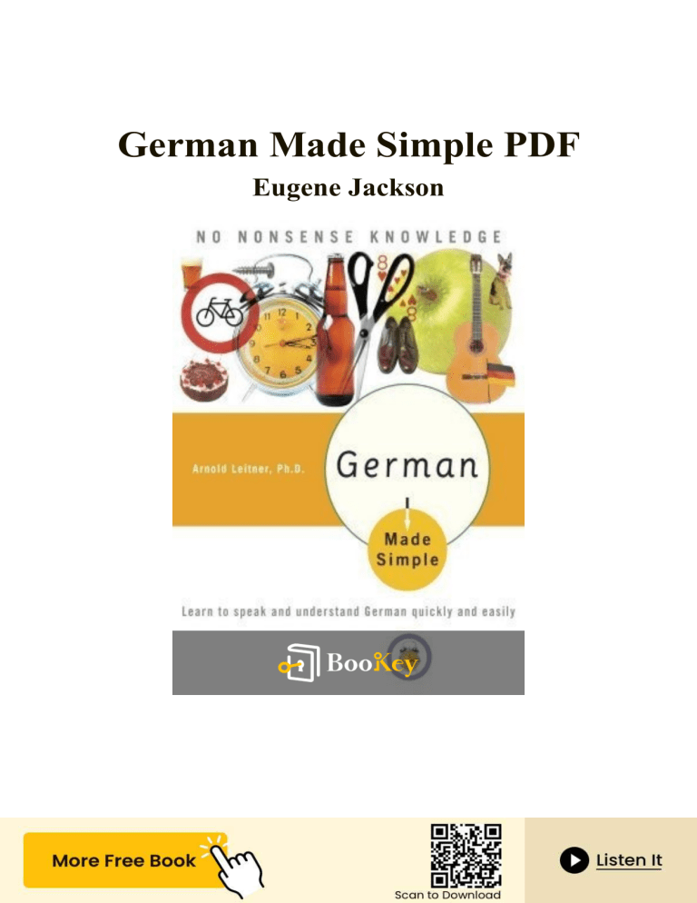 German Simple German Made Simple - Learn German Language Course