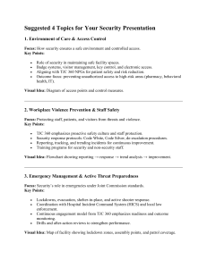 Healthcare Security Presentation Topics