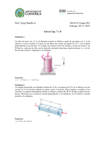Problemas de Mec&aacute;nica de Materiales y Esfuerzos