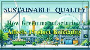 Green Manufacturing's Impact on Product Reliability & Quality