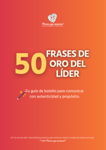 Frases de Oro para L&iacute;deres: Gu&iacute;a de Comunicaci&oacute;n