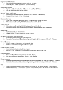 Electrical Engineering Textbook List & Syllabus