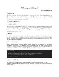 GloVe vs Random Embeddings in LSTM Text Classification