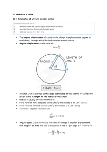 Centripetal Force & Circular Motion Quiz