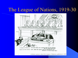History of the League of Nations (1919-1930)
