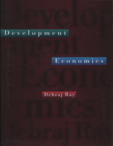 Development Economics by Debraj Ray - Textbook