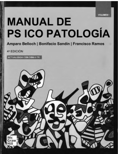 Belloch - Manual de psicopatología I, 4&ordf; ed