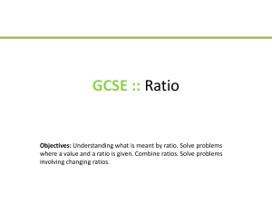 GCSE Ratio: From Basics to Advanced Problems