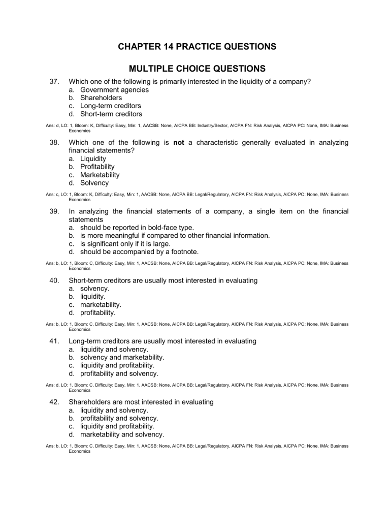 Ifrs Questions Financial Accounting IFRS Test Bank Questions