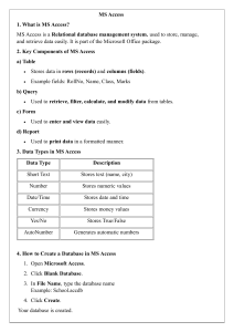 MS Access Tutorial: Queries, Tables & IIf Function