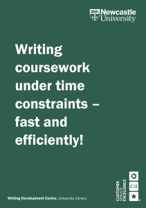 Fast & Efficient Coursework Writing Guide