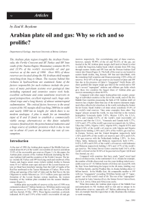 Why the Arabian Plate is So Rich in Oil and Gas