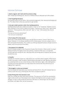 Guide to Effective Interview Techniques