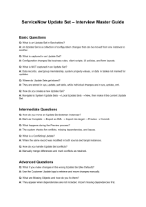 ServiceNow Update Sets Interview Guide Q&A