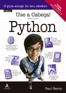 Use a Cabe&ccedil;a! Python - Livro Programa&ccedil;&atilde;o