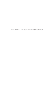 Little Book of Cosmology: Understanding the Universe