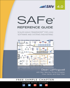SAFe 4.0 Reference Guide: Lean Agile Framework