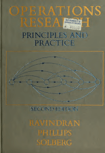 Operations Research: Principles and Practice Textbook