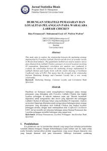Strategi Pemasaran & Loyalitas Pelanggan: Studi Kasus Labbaik
