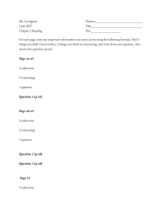 Latin MS7 Chapter 2 Reading Comprehension Worksheet
