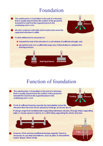 Foundation Engineering Lecture: Types and Design Principles