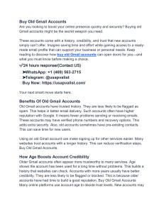 Top 10 Websites To Buy Gmail Accounts (PVA & Bulk)