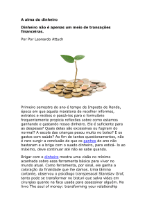 A Alma do Dinheiro - Filosofia Financeira