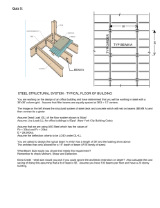 Steel Beam Design Assignment | Structural Engineering