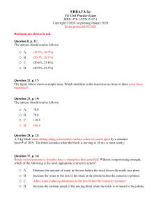 FE Civil Practice Exam Errata 2020