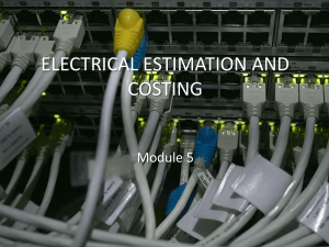 Electrical Estimation: Substation Costing Guide