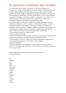 Car&aacute;cter Simb&oacute;lico del Cerebro y Emociones