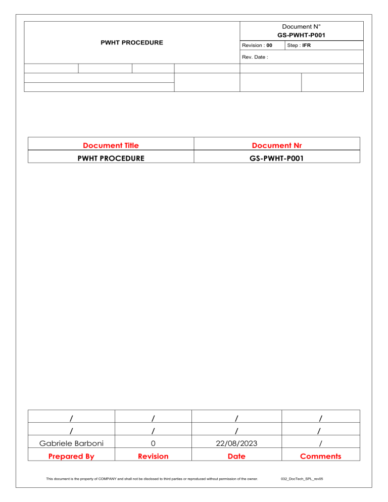 Pwht Procedure.pdf PWHT Procedure for ASME Carbon Steel Piping