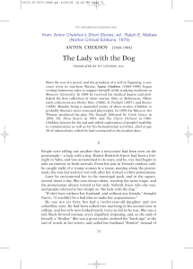 The Lady with the Dog by Anton Chekhov