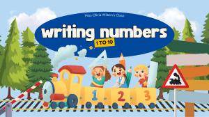 Writing Numbers 1-10 Lesson Plan