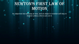 Newton's Three Laws of Motion