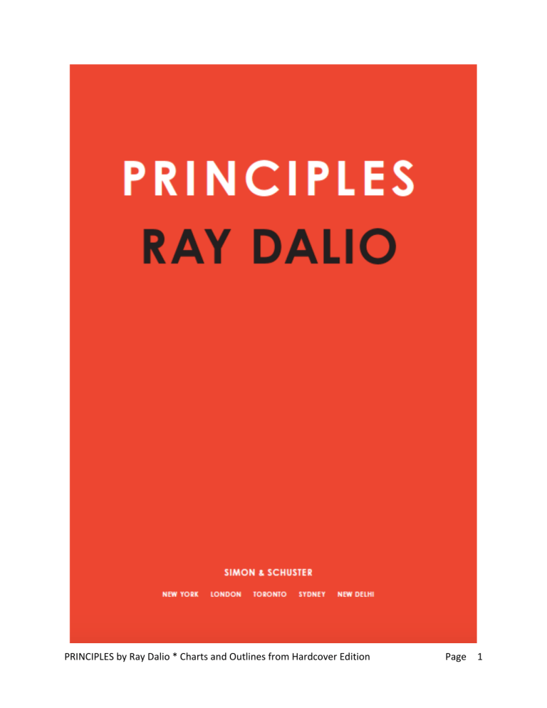 Principles by Ray Dalio | Life & Work Guide