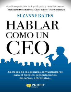 Hablar como un CEO: Gu&iacute;a para L&iacute;deres