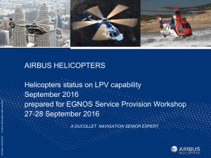 Airbus Helicopters LPV Capability Status