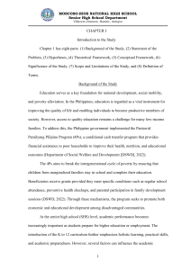 4Ps Academic Performance Research Study