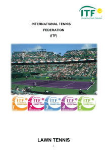 ITF Lawn Tennis Court Specifications & Rules